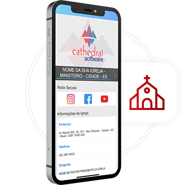 Funcionalidade IgrejaApp: Igrejas - Cathedral Software